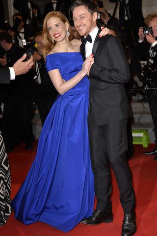 Jessica Chastain And James McAvoy At Cannes Film Festival 2014