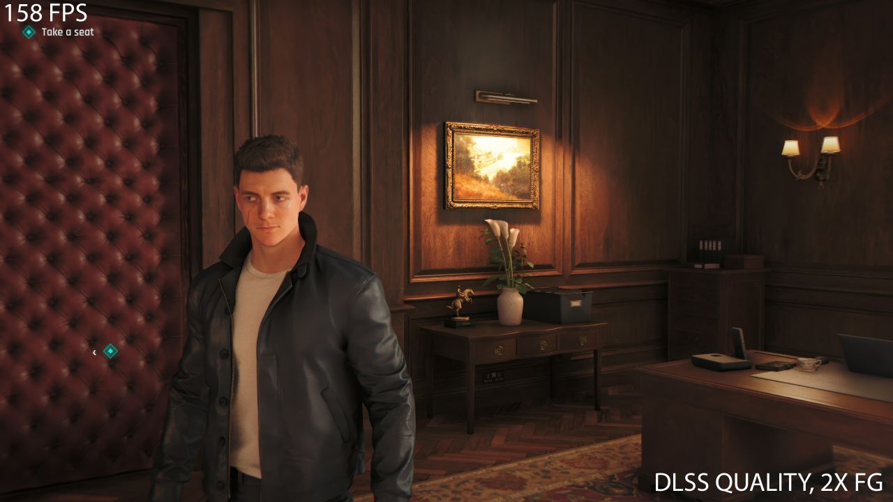 Screenshot of the game 007 First Light running on an Nvidia GeForce graphics card