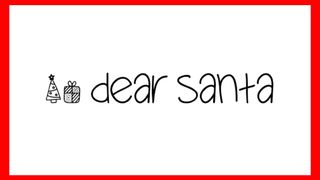 Free Christmas fonts: Dear Santa