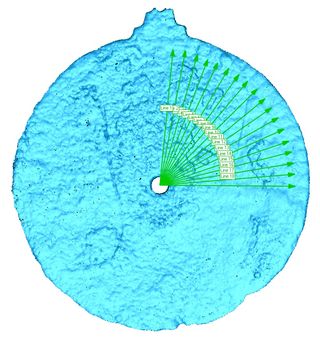 scanned astrolabe navigation lines