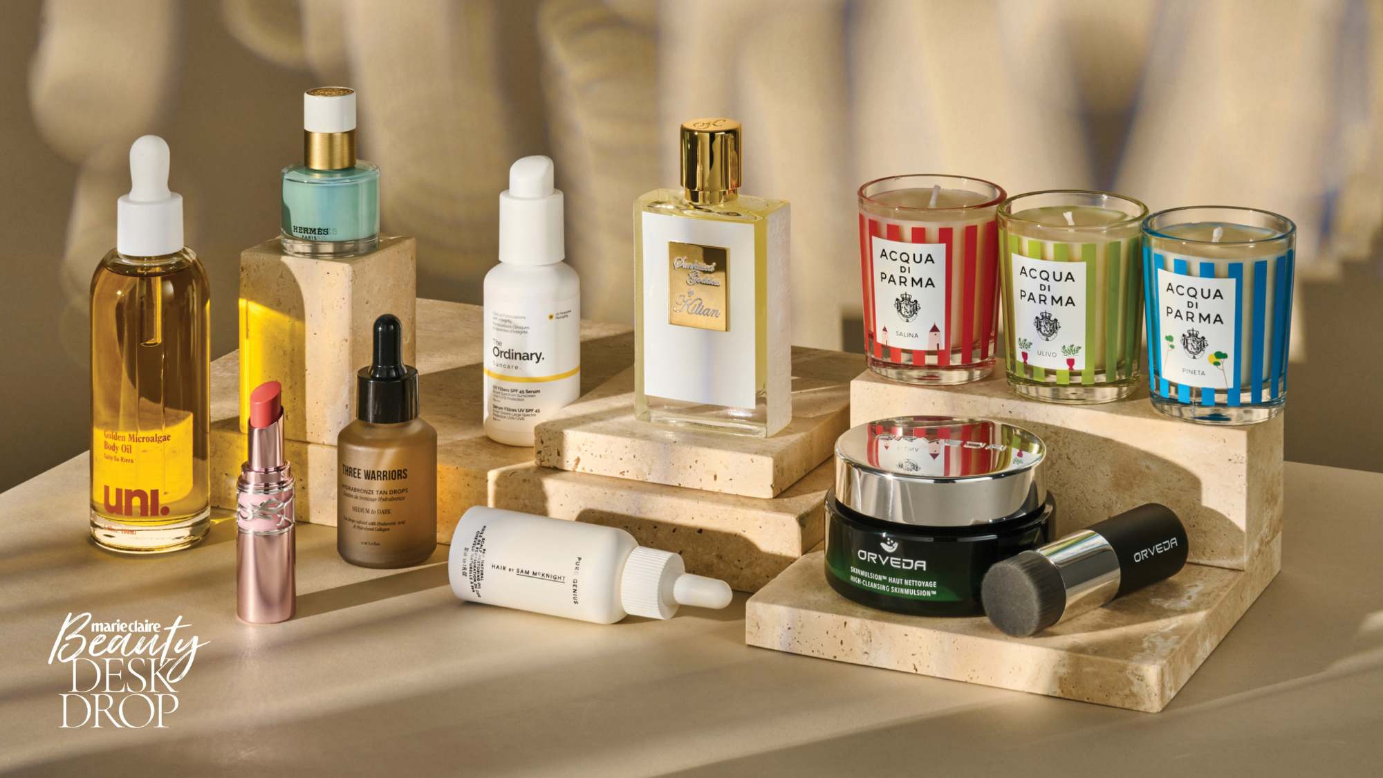 beauty desk drop may