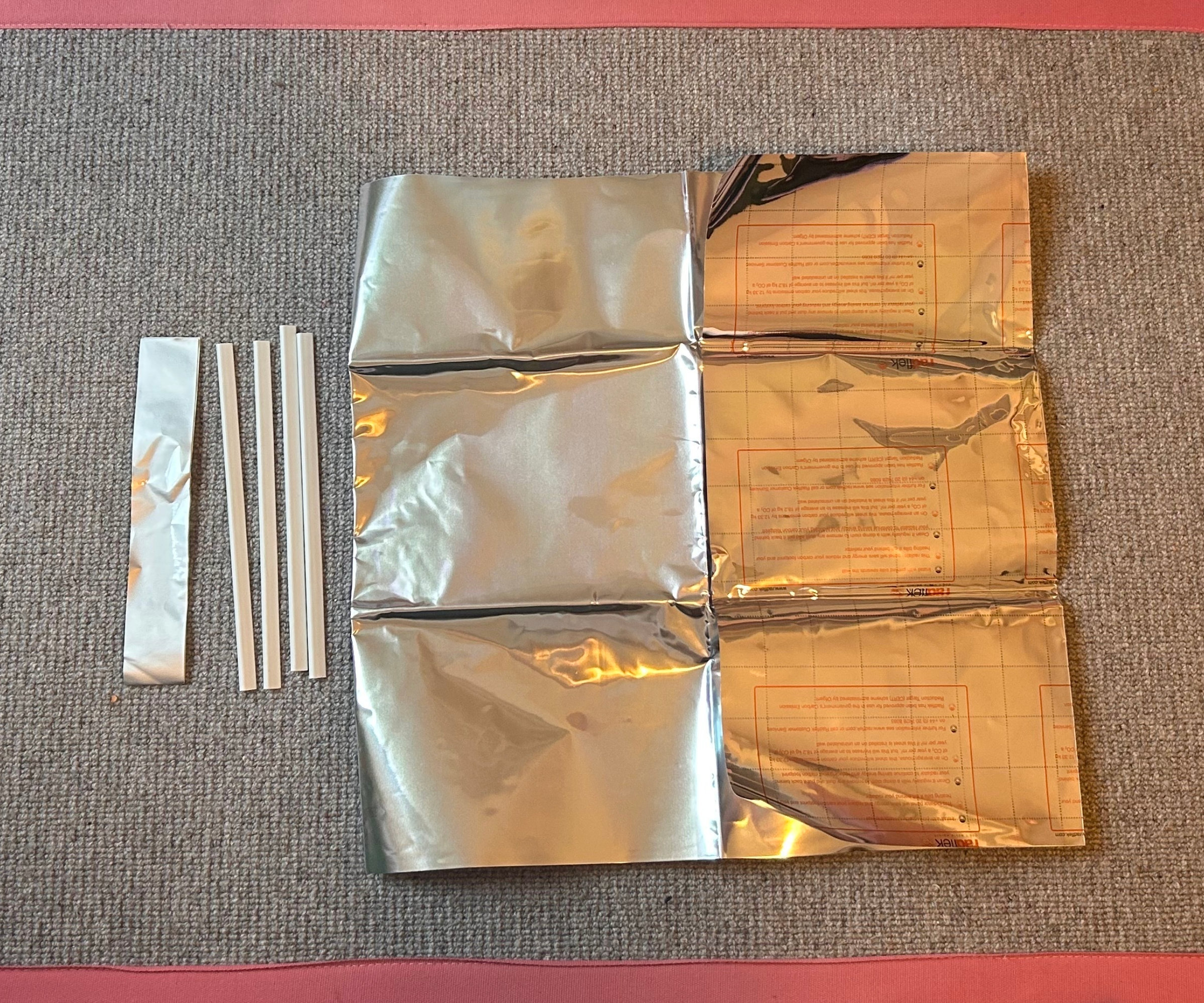 Radiator reflector sheets, sticks and tape