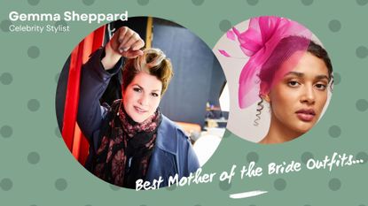 best mother of the bride outfits ideas with Gemma Sheppard and image features a woman in a pink fascinator