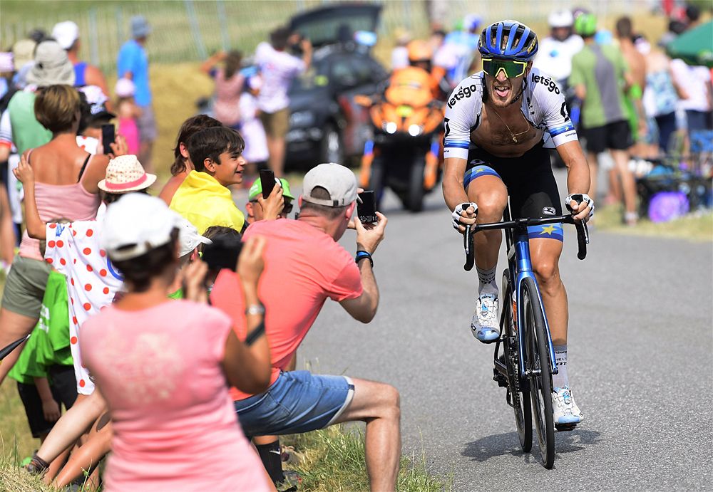Matteo Trentin (Mitchelton-Scott) wins stage 17 at the Tour de France