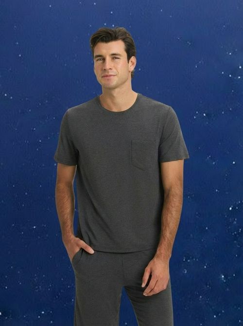 Men's Bamboo Stretch-Knit Lounge Tee