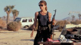 Linda Hamilton in Terminator 2: Judgment Day.