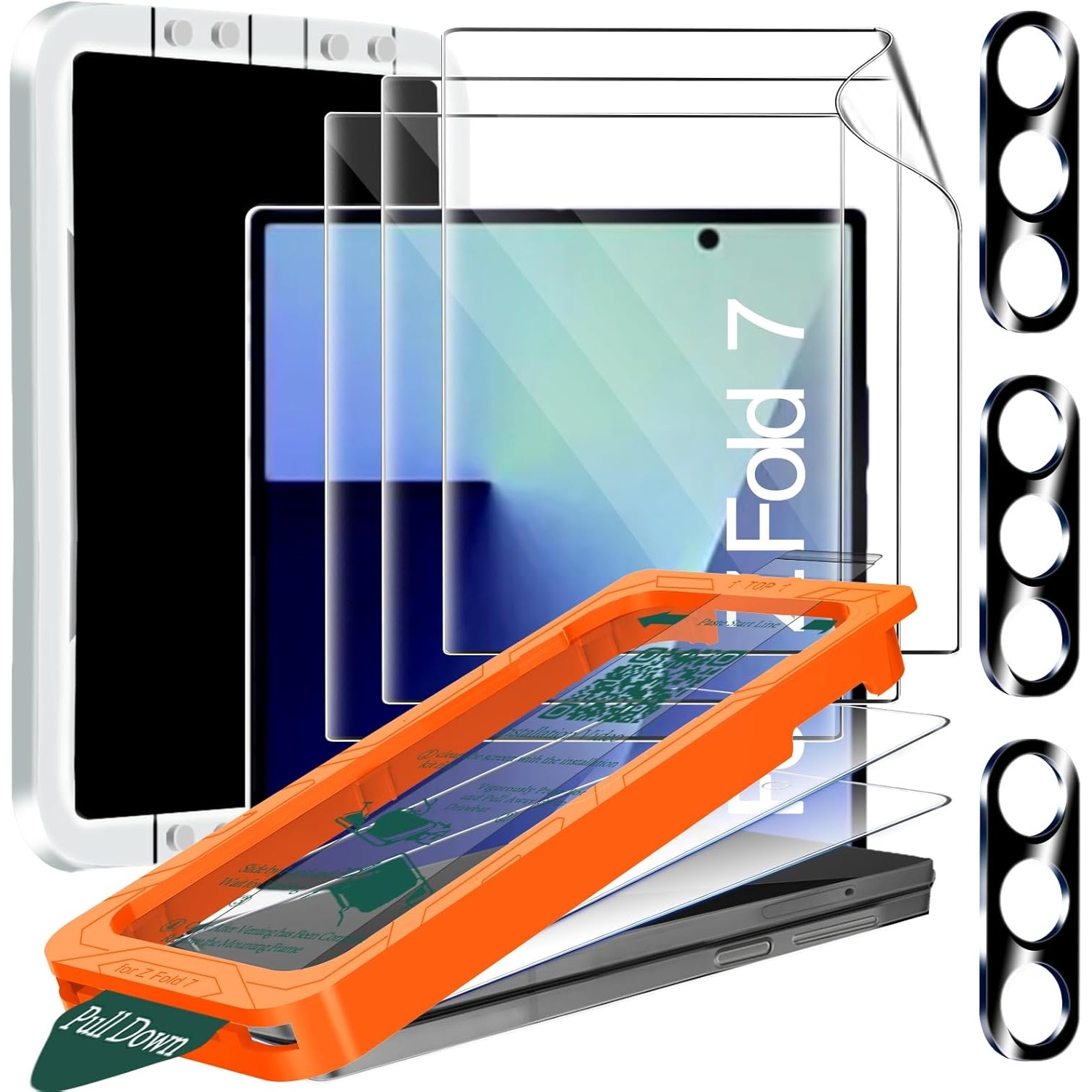 IMBZBK 3 Pack Screen Protector for Samsung Galaxy Z Fold 7