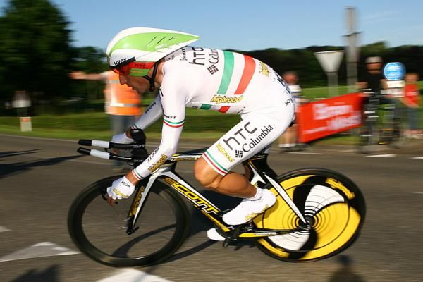 Italian TT champ Marco Pinotti (HTC - Columbia) took sixth.