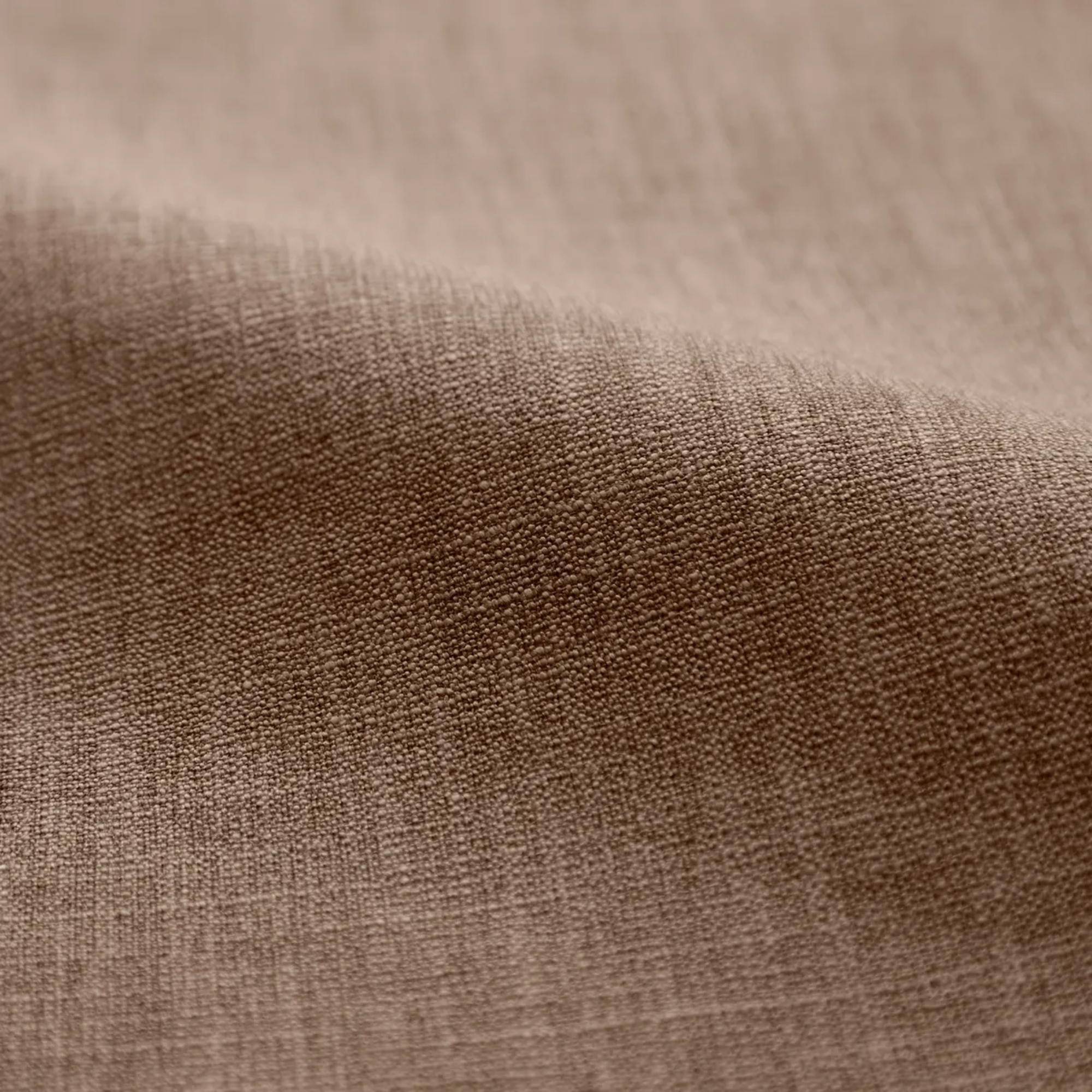 a fabric sample in a medium brown color