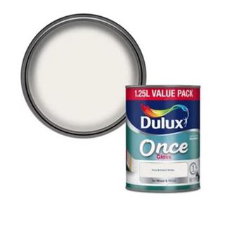 Dulux white gloss paint