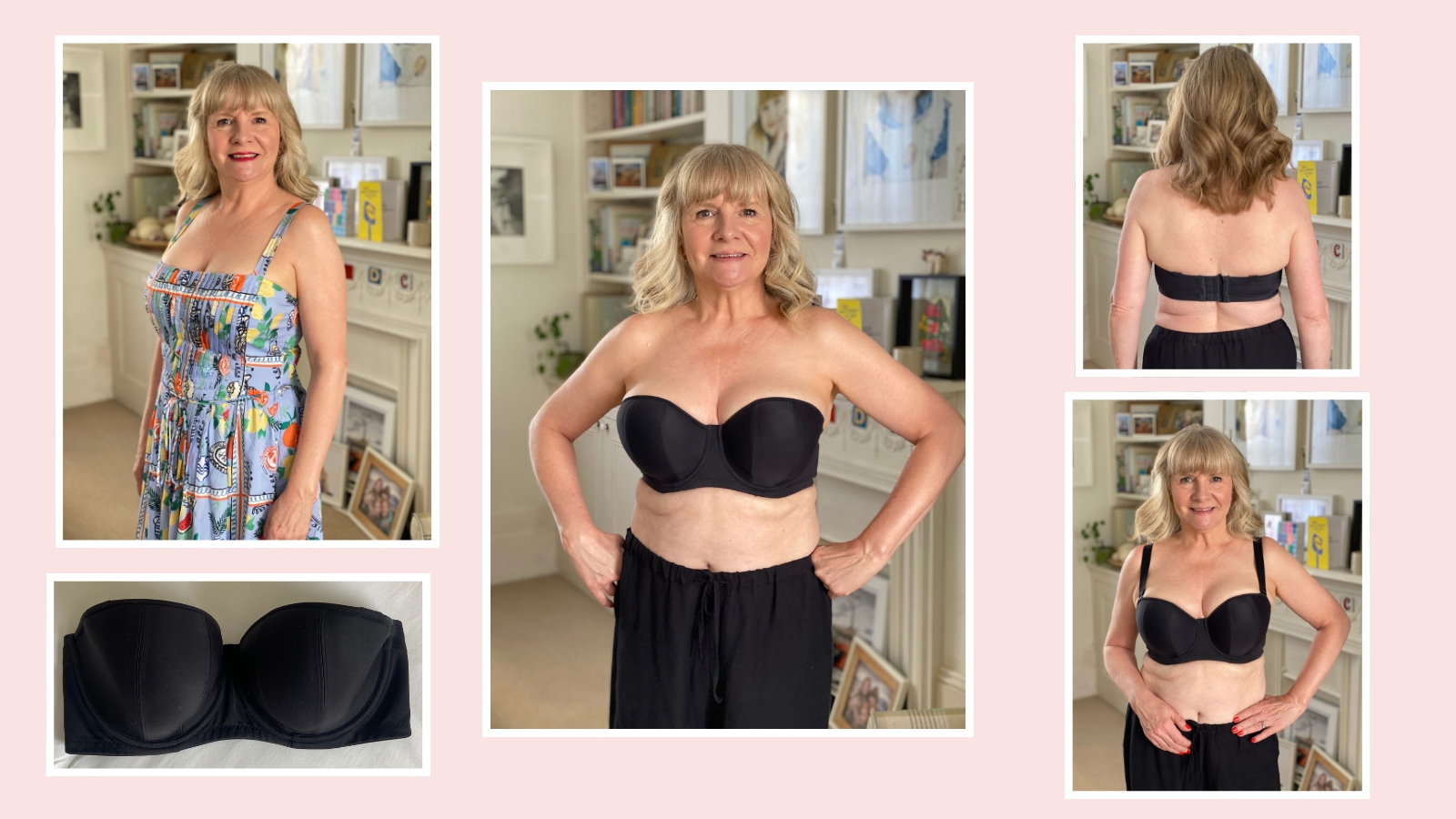 Julie Player wearing the Curvy Kate Luxe strapless bra