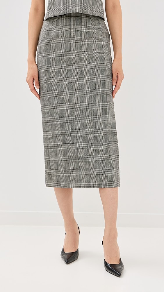 Wardrobe.nyc Contour Midi Skirt
