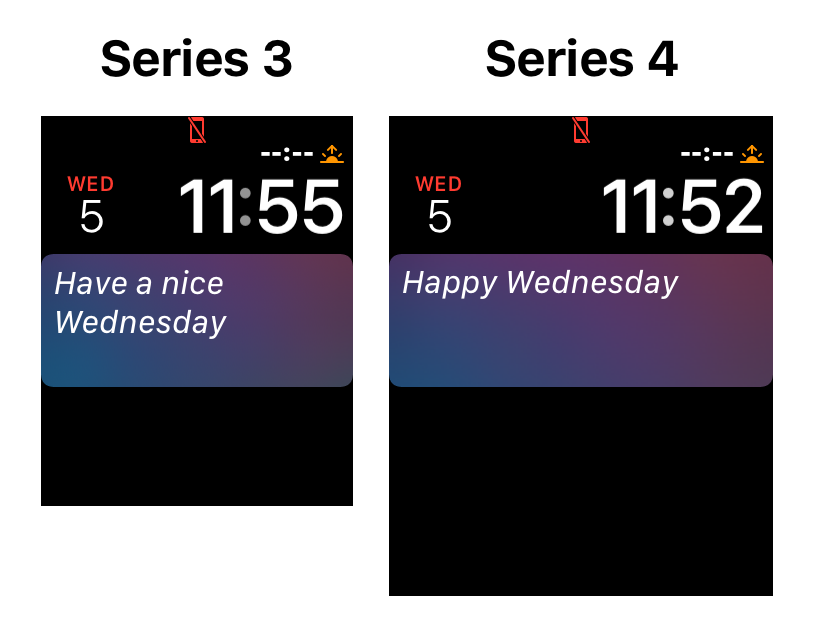 Det f&aring;r plats mer text p&aring; varje rad. (K&auml;lla: 9to5Mac)