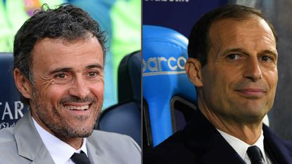 Luis Enrique Massimiliano Allegri Arsenal Chelsea manager