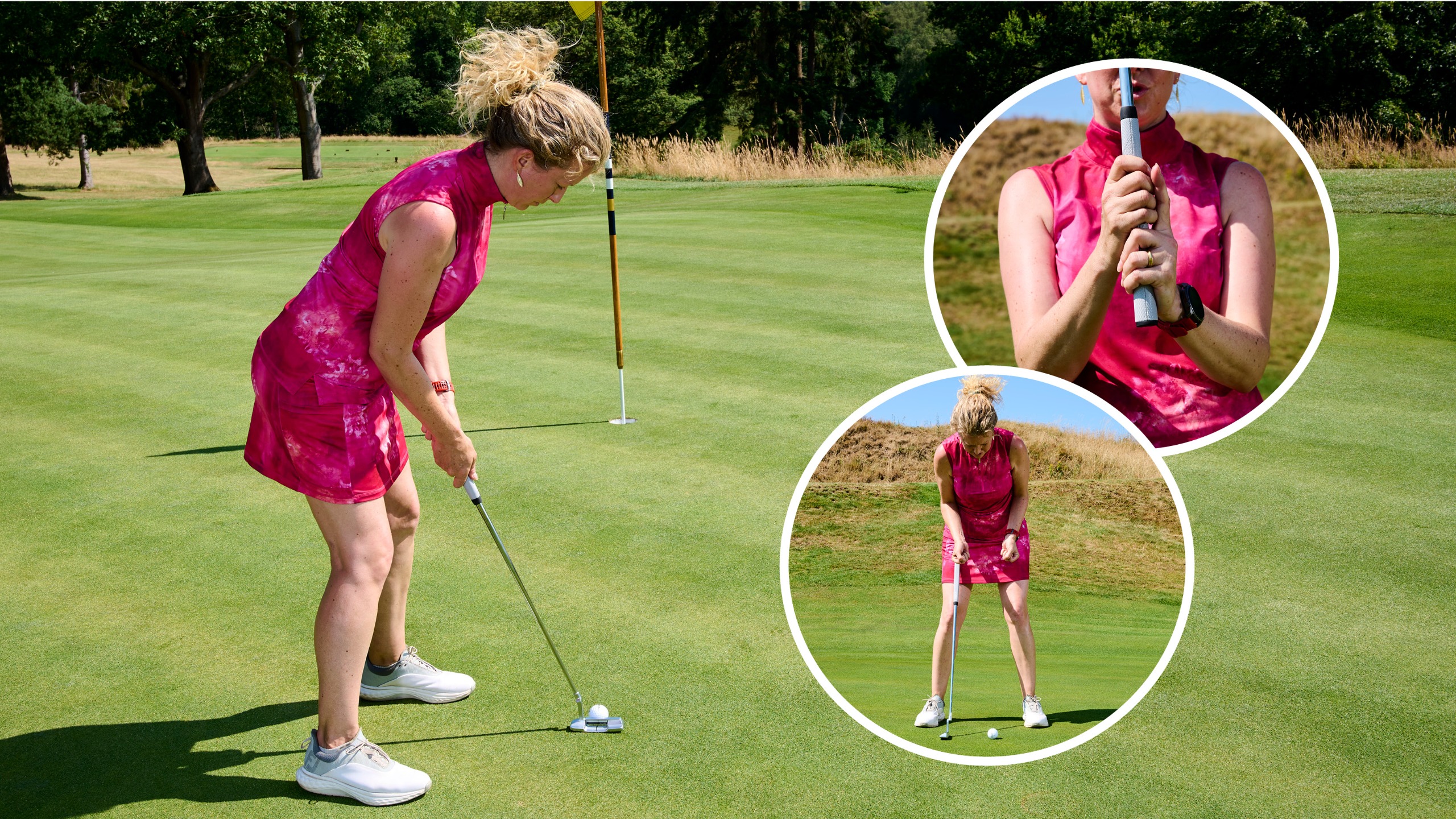 Katie Dawkins putting instruction