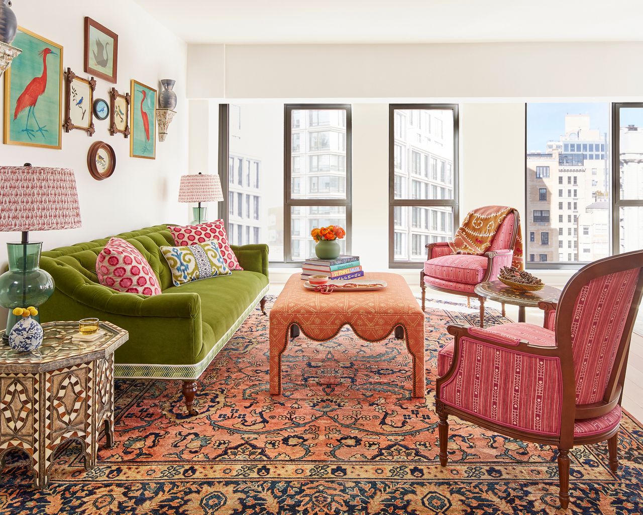 This NY condo showcases color, pattern and eclectic pieces