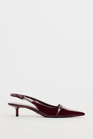 ZARA Slingback Buckle Shoes