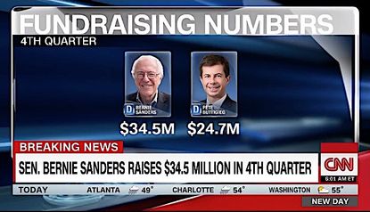 Bernie Sanders brings in big dough