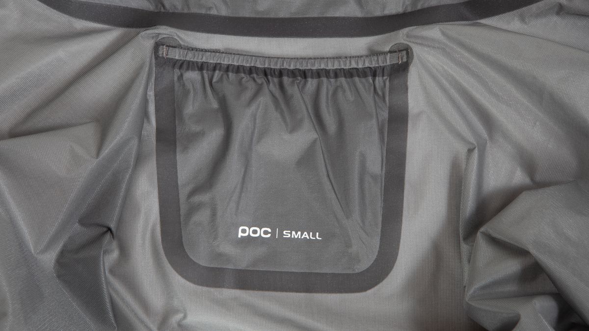POC Supreme Rain Jacket pocket inside of jacket
