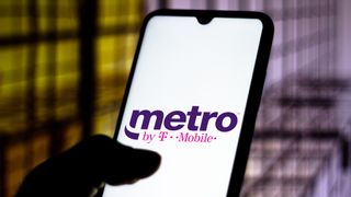 Metro by T-Mobile logo on a phone
