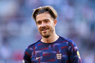 NEWCASTLE UPON TYNE, ENGLAND - JUNE 03: Jack Grealish of England during the international friendly match between England and Bosnia &amp; Herzegovina at St James&#039; Park on June 03, 2024 in Newcastle upon Tyne, England. (Photo by Marc Atkins/Getty Images)