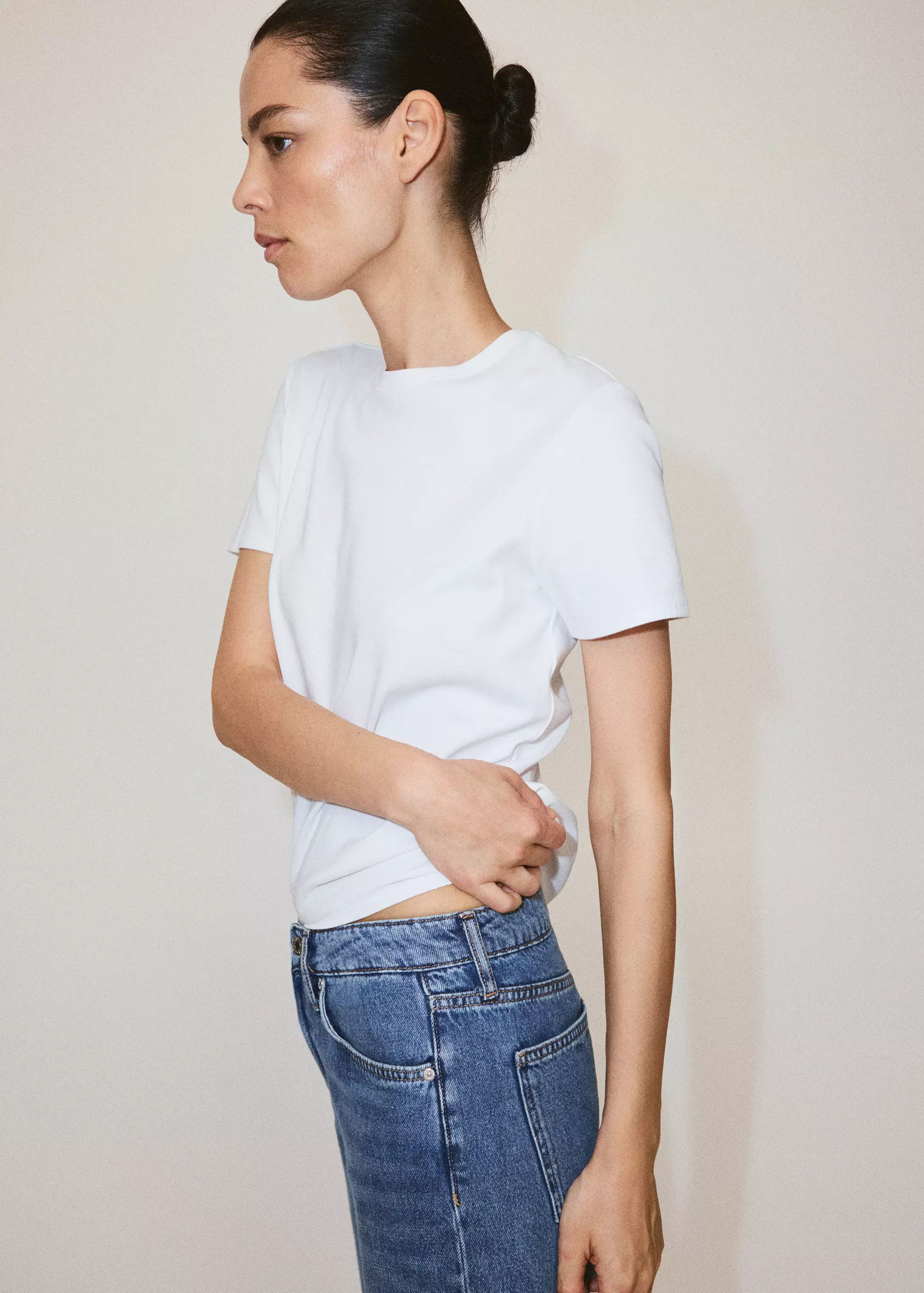 100% Cotton T-Shirt - Women | Mango United Kingdom