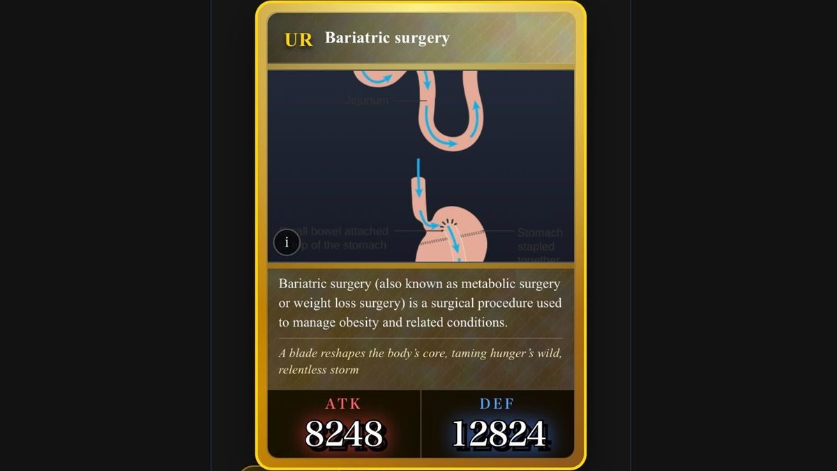 Please send help: We can't stop opening packs in Wikigacha, a browser-based card game where you collect Wikipedia articles like 'List of Red Hot Chili Peppers band members' or 'Bariatric Surgery'
