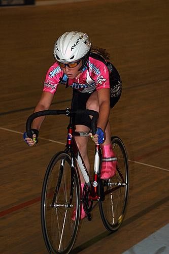 Tara McCormick at speed in the 500