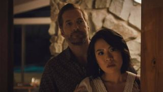 Ryan Hansen and Melissa Tang in Who Invited Them
