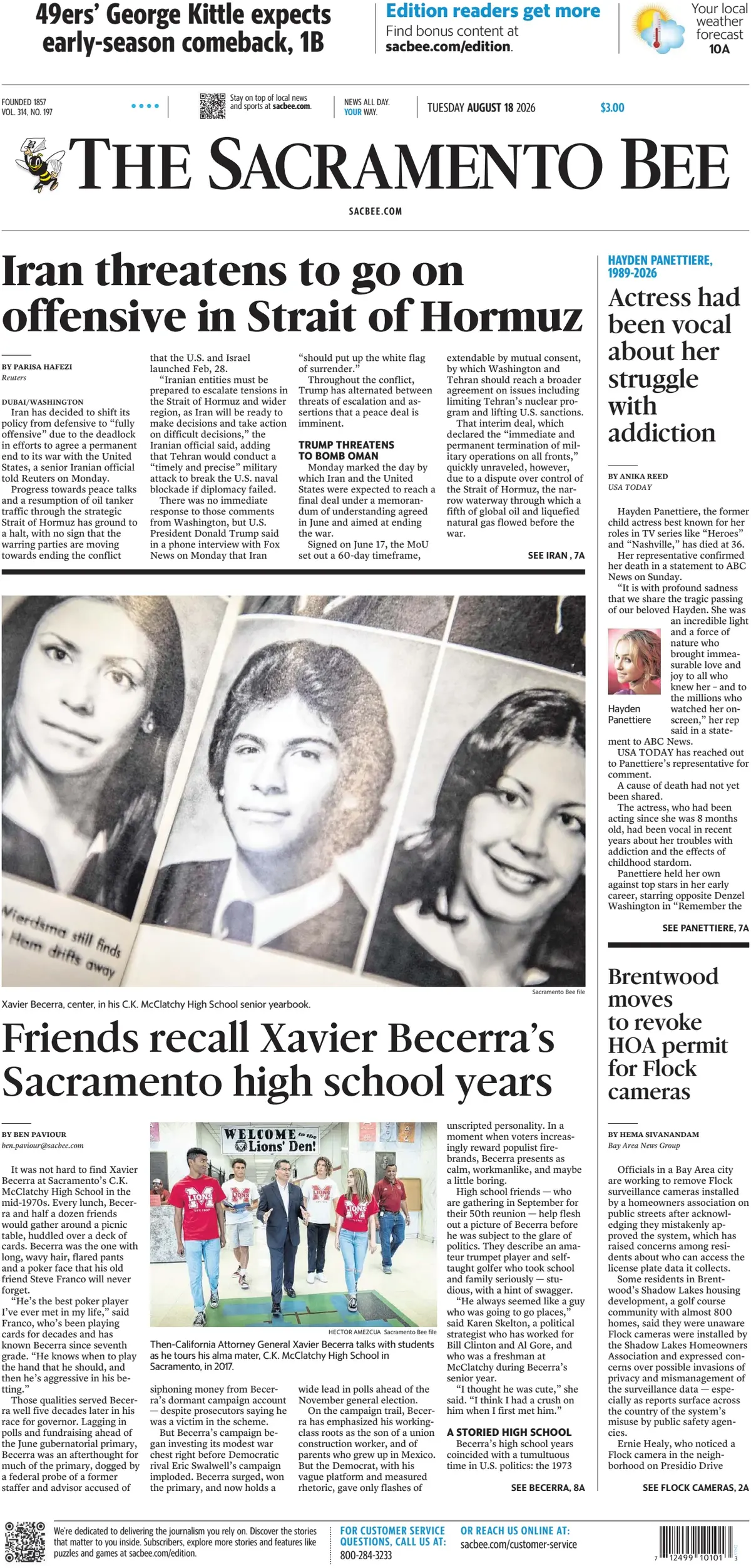 The Sacramento Bee
