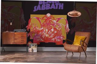 Blck Sabbath - part of a collection of rock murals and wallpapers produced by Rock Roll