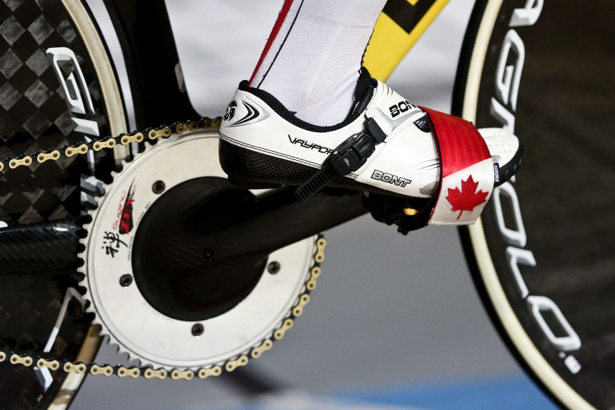 The shoes of Stefan Ritter (Canada)