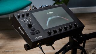 Alesis Strata Prime module showing the startup screen