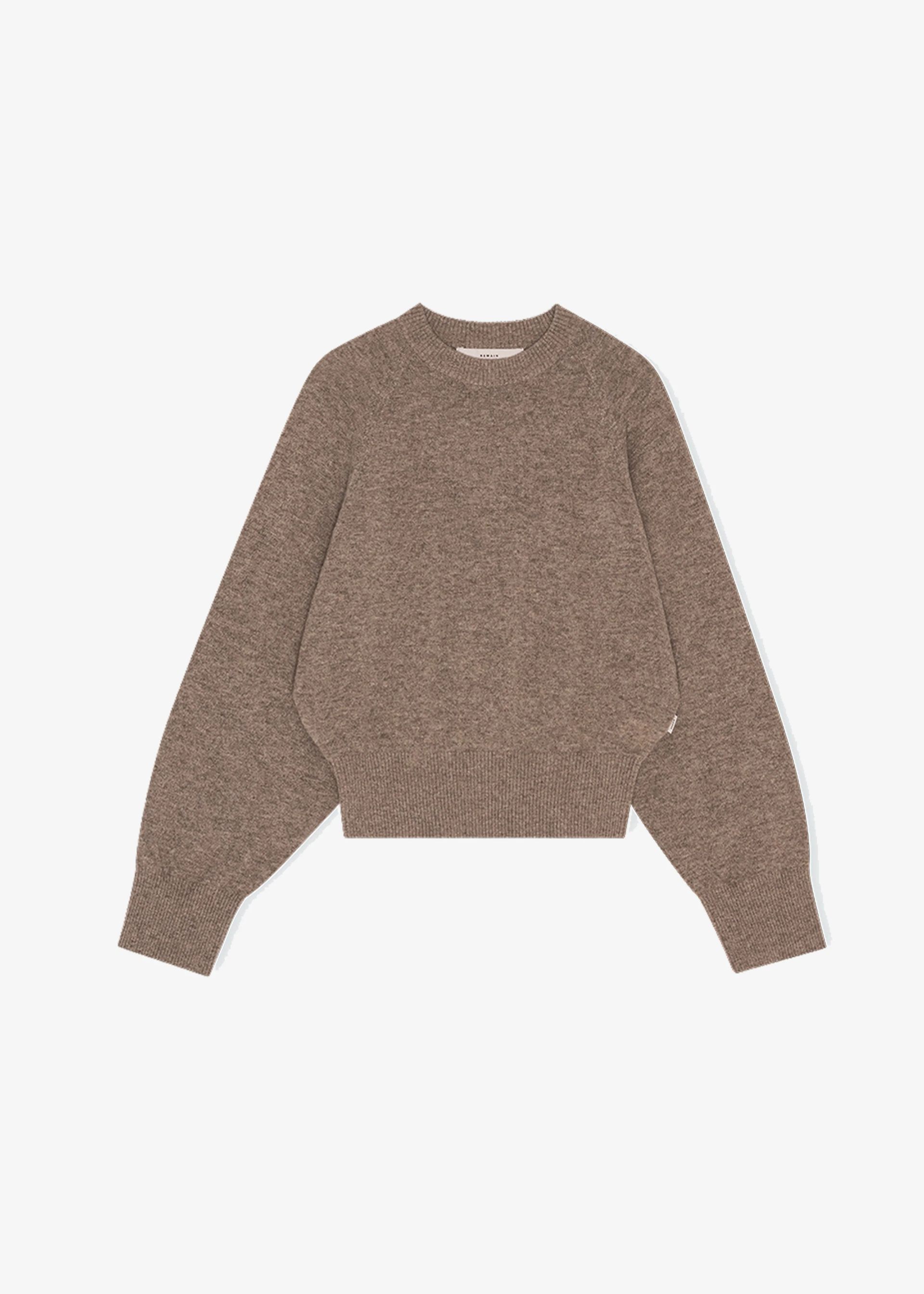 Remain Bat Sleeve Crewneck - Walnut