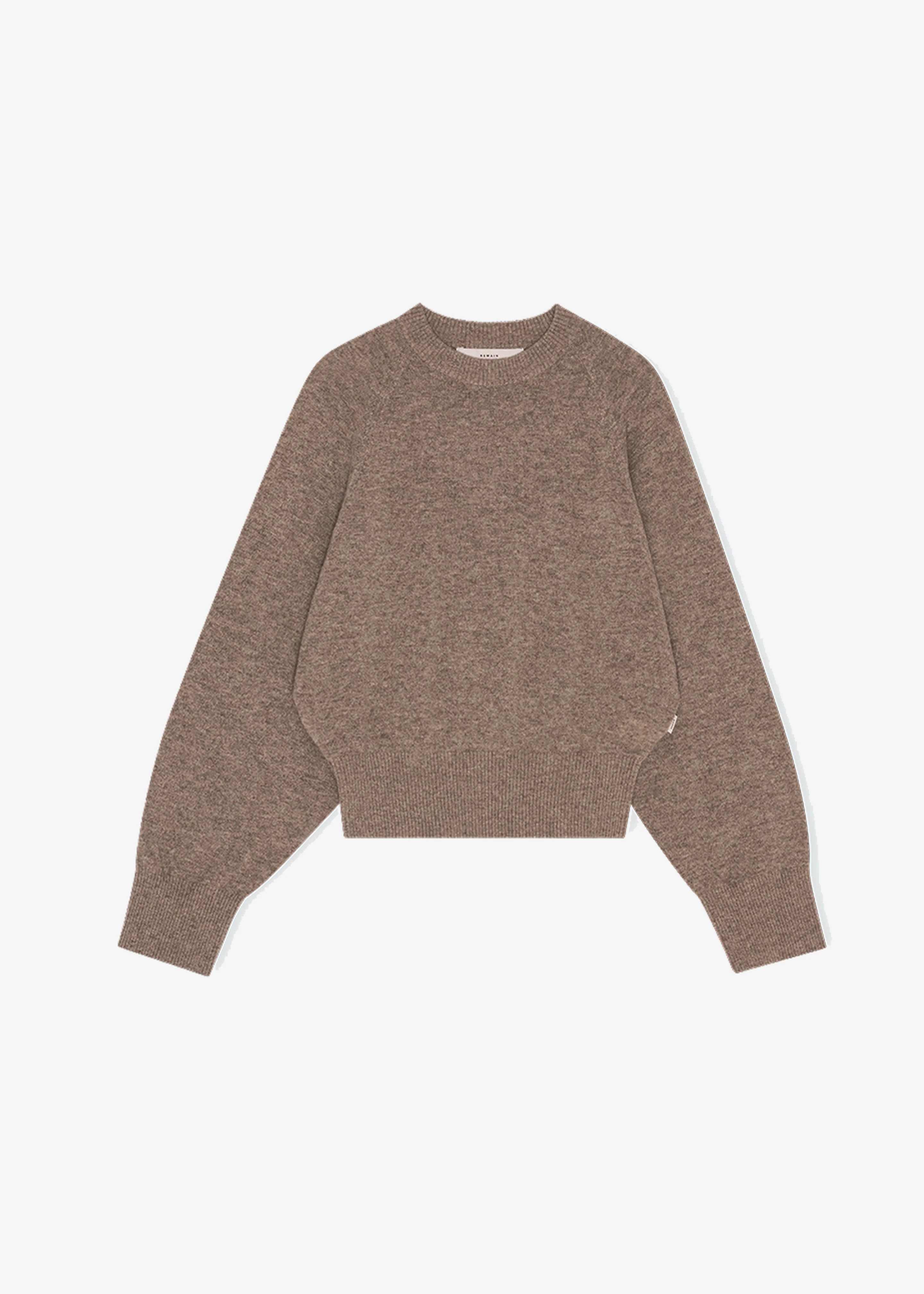 Remain Bat Sleeve Crewneck - Walnut