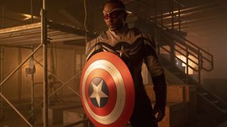 Sam Wilson as Captain America in The Falcon and the Winter Soldier.