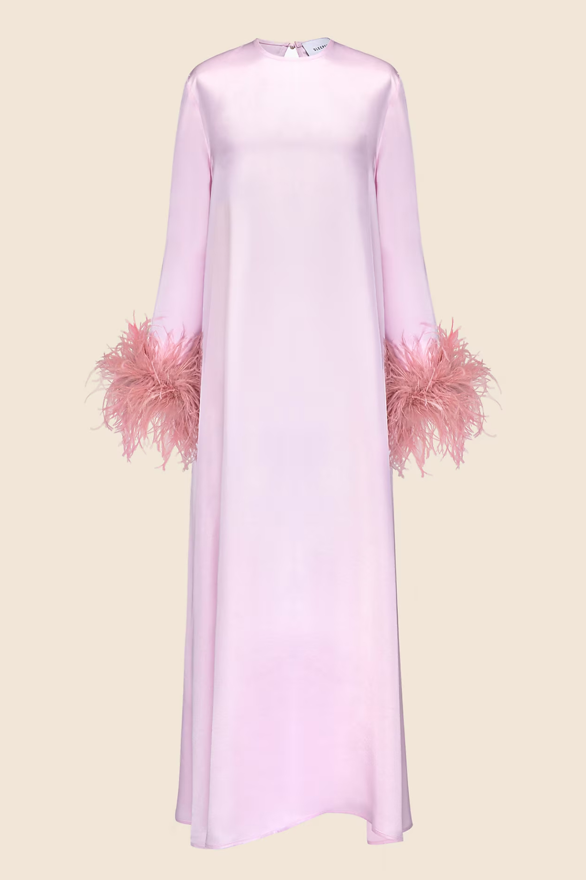 Sleeper Suzi Maxi Dress With Detachable Feather Boa