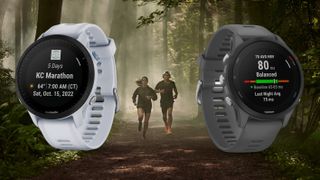 Garmin Forerunner 955 and 255 watches