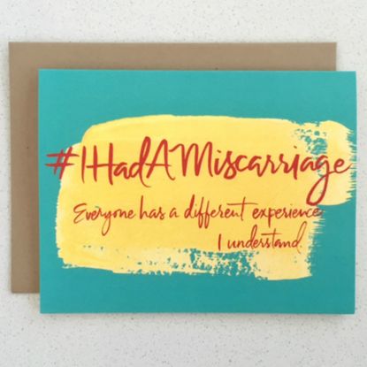 Miscarriage Card