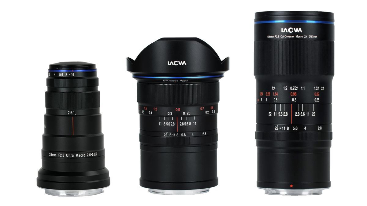 Venus Optics brings trio of exotic f/2.8 primes to Canon RF and Nikon Z