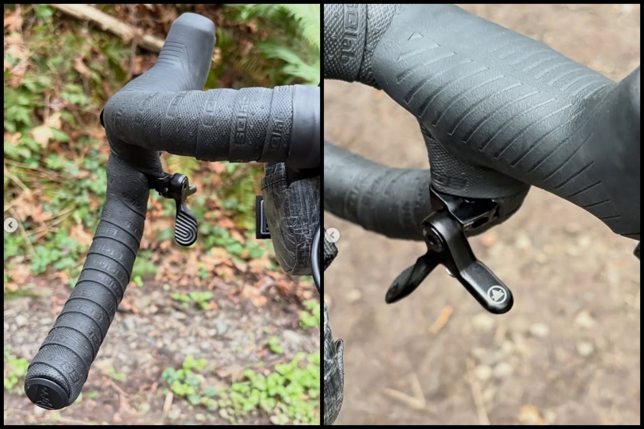 Dropper post - cable and lever