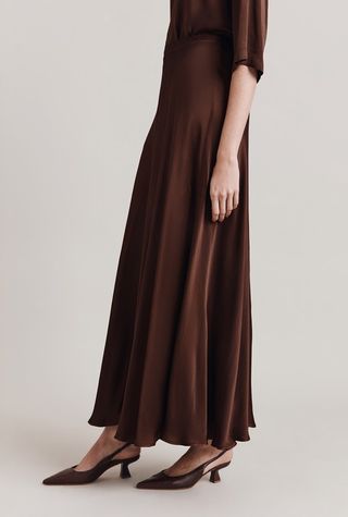 Colette Satin Maxi Skirt