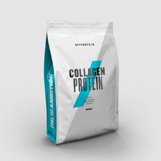 Collagen supplements: A product shot of MyProtein collagen powder