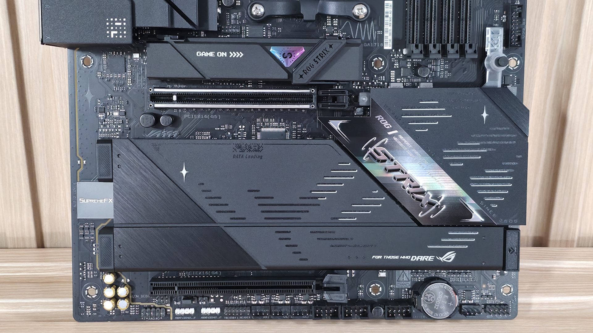 Asus ROG Strix B850-F Gaming Wifi Neo -Bottom half