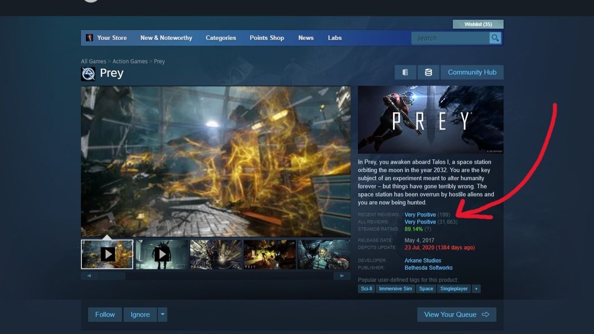 Screenshots of studio success