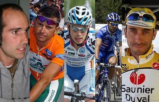 Astarloa, Caucchioli, De Bonis, Serrano and Lobato Elvira were the riders named by the UCI