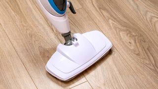 Steam mop on laminate floor