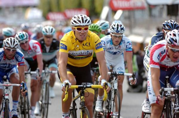 Thor Hushovd (Garmin-Cervelo) has been in yellow for almost a week.