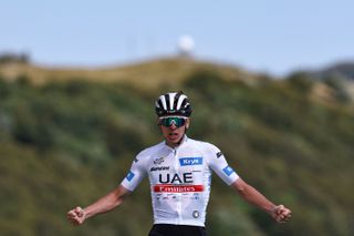 Tadej Pogačar on stage 20 of the 2023 Tour de France