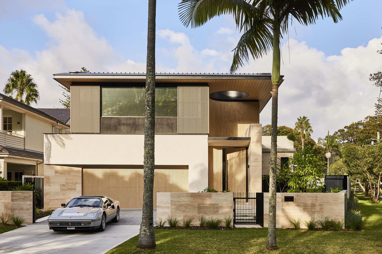 sydney house with palm trees by alexandra kidd richard carr